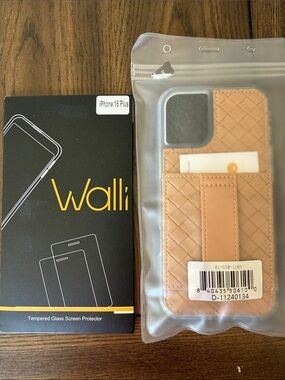 Wallis Quilted Card Slot Phone Case in Tan with Strap